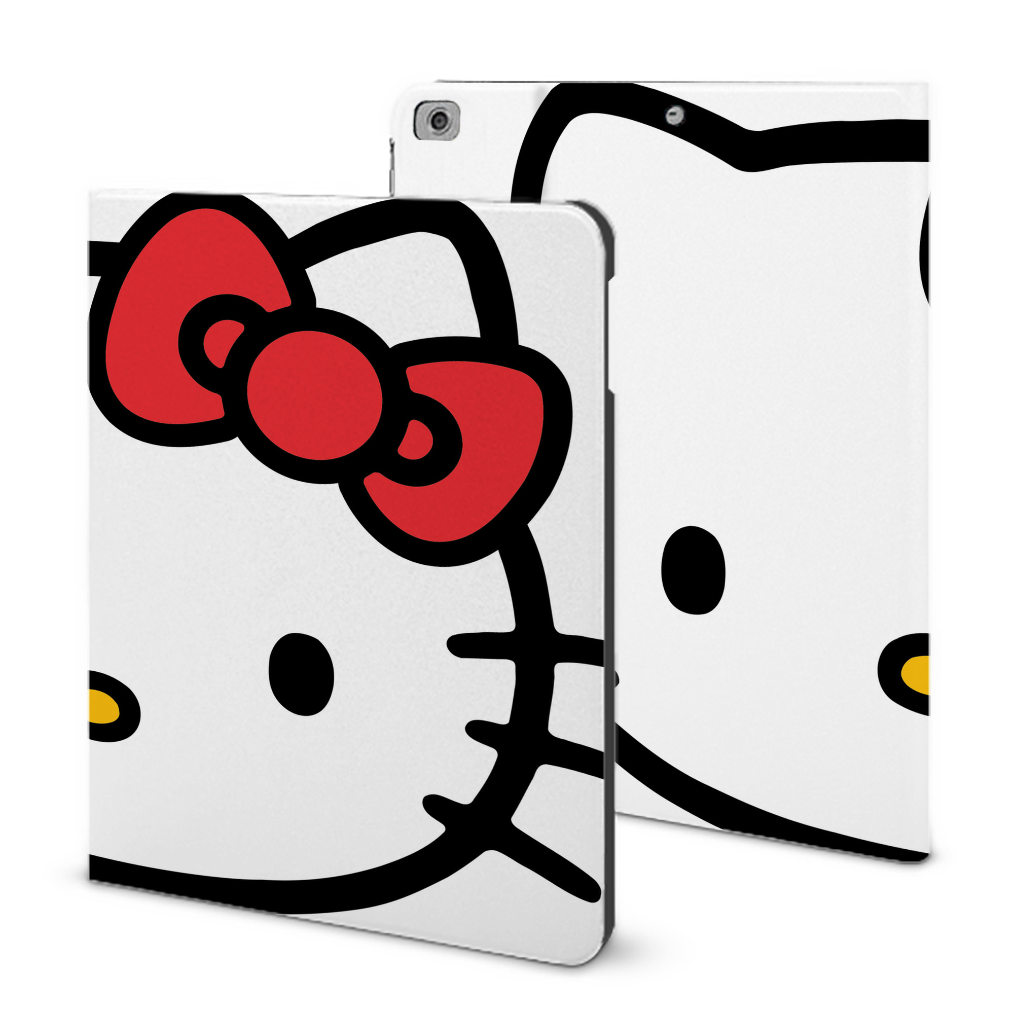 （画像用） Hello Kitty ハローキティ IPad ケース ブック型 PUレザー TPU 耐衝撃 軽量 薄型 ペン収納なし 全面保護 IPad 各モデル対応